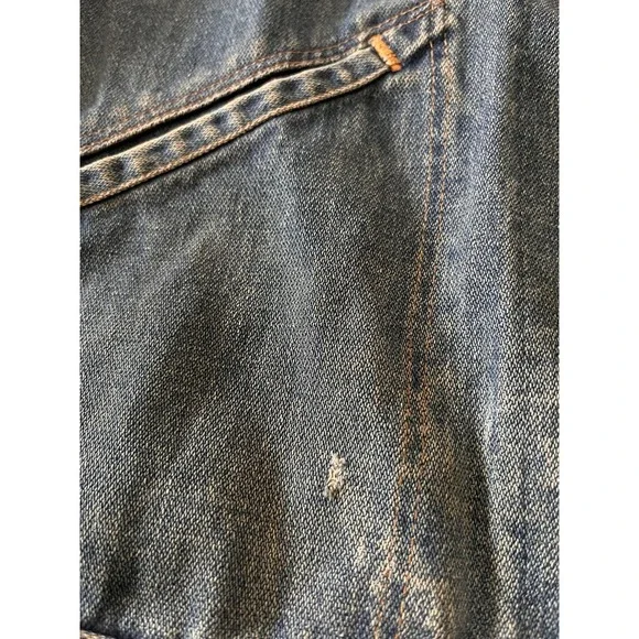 Vintage 1970s Wrangler 126MJ No Fault Denim Jacket Size 42 Cowboy Trucker USA